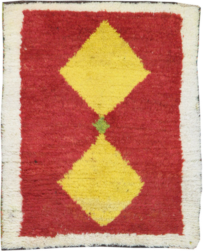 Vintage Persian Gabbeh Rug, No.12211 - Gss