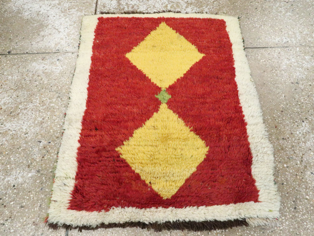 Vintage Persian Gabbeh Rug, No.12211 - Gss