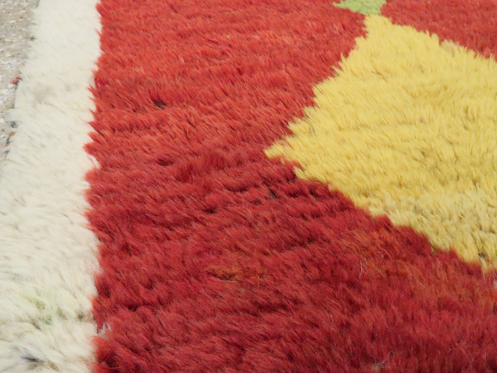 Vintage Persian Gabbeh Rug, No.12211 - Gss