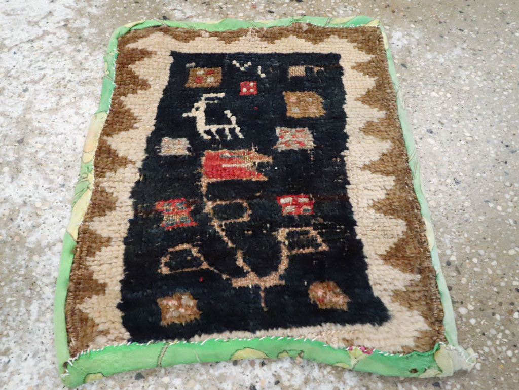 Vintage Persian Gabbeh Rug, No.12220 - Gss