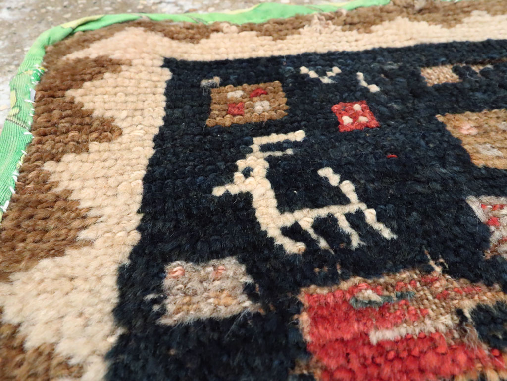Vintage Persian Gabbeh Rug, No.12220 - Gss