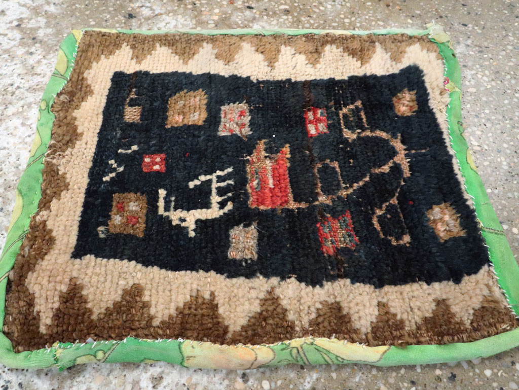 Vintage Persian Gabbeh Rug, No.12220 - Gss