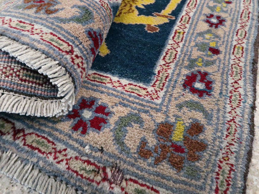 Vintage Persian Hamadan Pictorial Rug, No.12223 - Gss