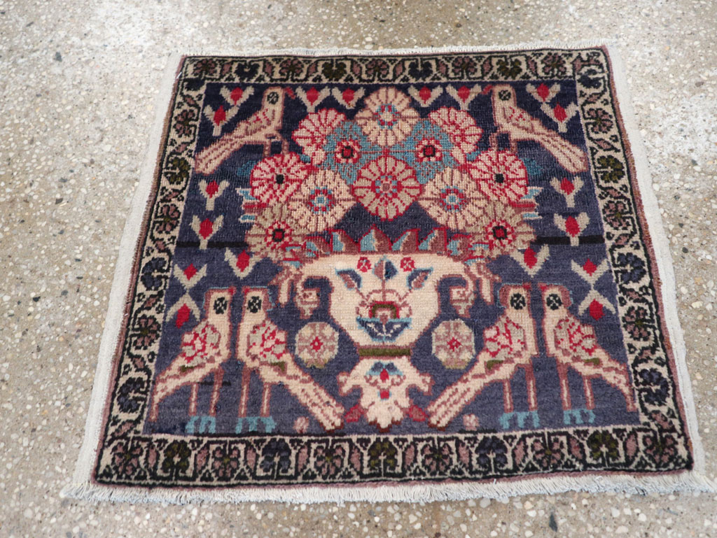 Vintage Persian Tabriz Pictorial Rug (Pair: 1 of 2), No.12224 - Gss