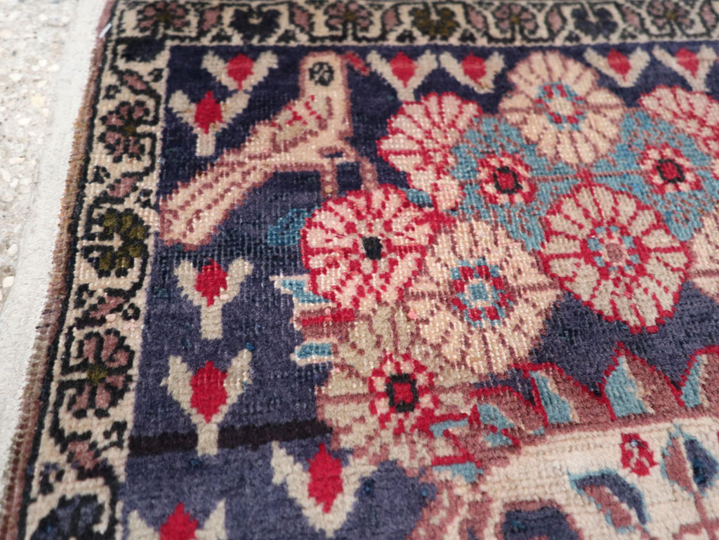 Vintage Persian Tabriz Pictorial Rug (Pair: 1 of 2), No.12224 - Gss