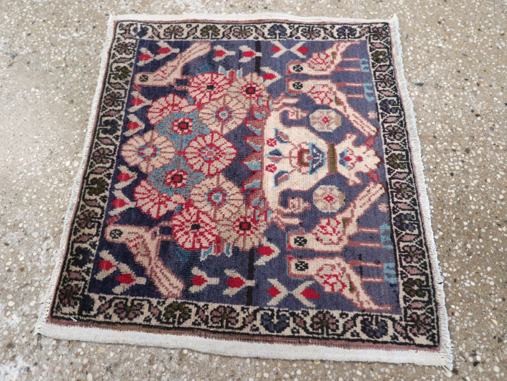Vintage Persian Tabriz Pictorial Rug (Pair: 1 of 2), No.12224 - Gss