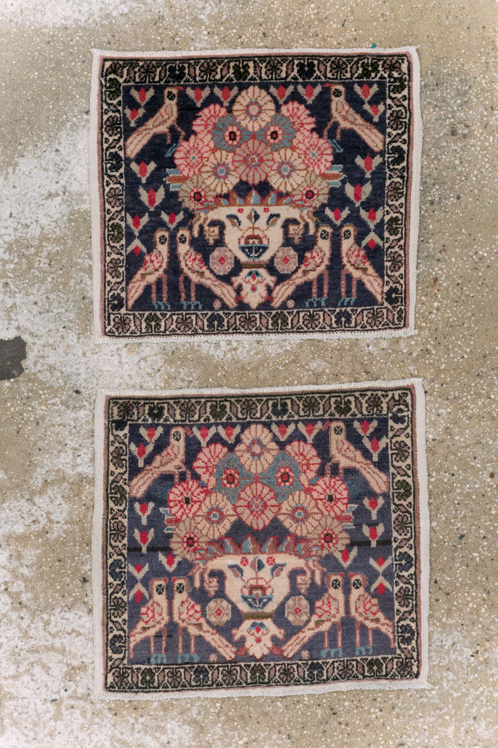 Vintage Persian Tabriz Pictorial Rug (Pair: 1 of 2), No.12224 - Gss