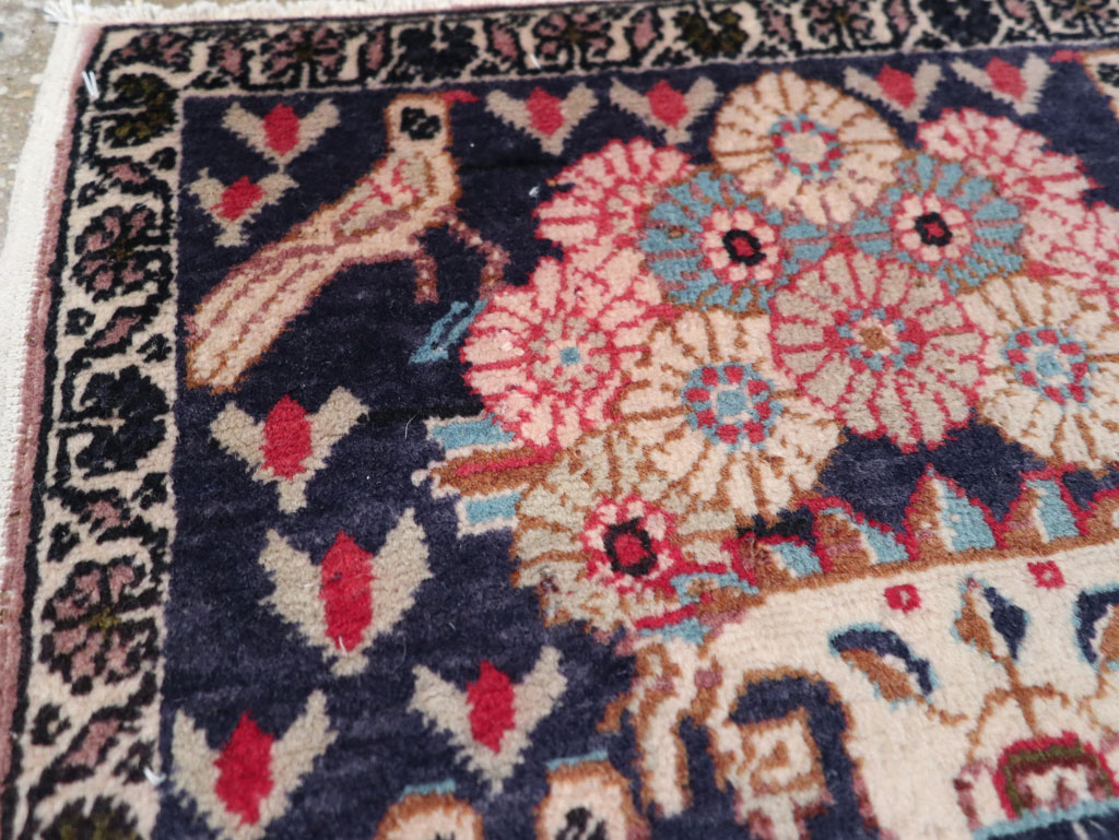 Vintage Persian Tabriz Pictorial Rug (Pair: 2 of 2), No.12225 - Gss