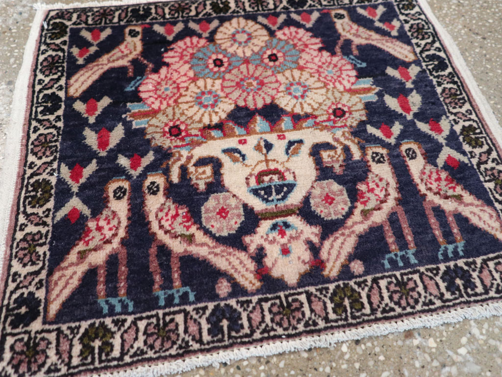 Vintage Persian Tabriz Pictorial Rug (Pair: 2 of 2), No.12225 - Gss