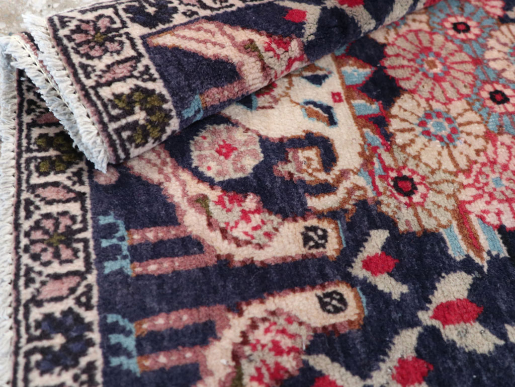 Vintage Persian Tabriz Pictorial Rug (Pair: 2 of 2), No.12225 - Gss