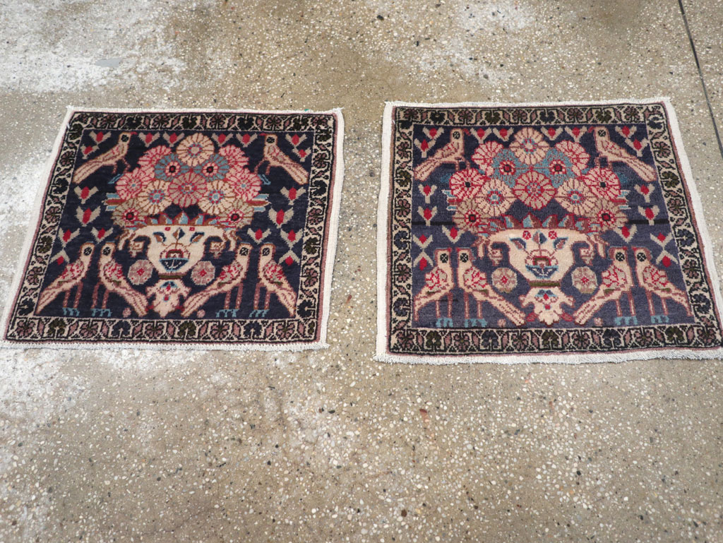 Vintage Persian Tabriz Pictorial Rug (Pair: 2 of 2), No.12225 - Gss