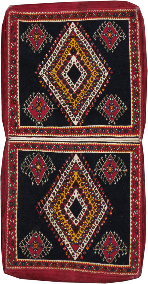 Vintage Persian Qashqai Saddle Bag, No.12232 - Gss