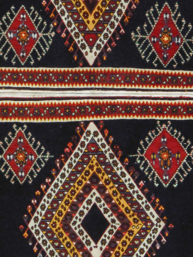 Vintage Persian Qashqai Saddlebag (Khorjin), No.12232 - Gss