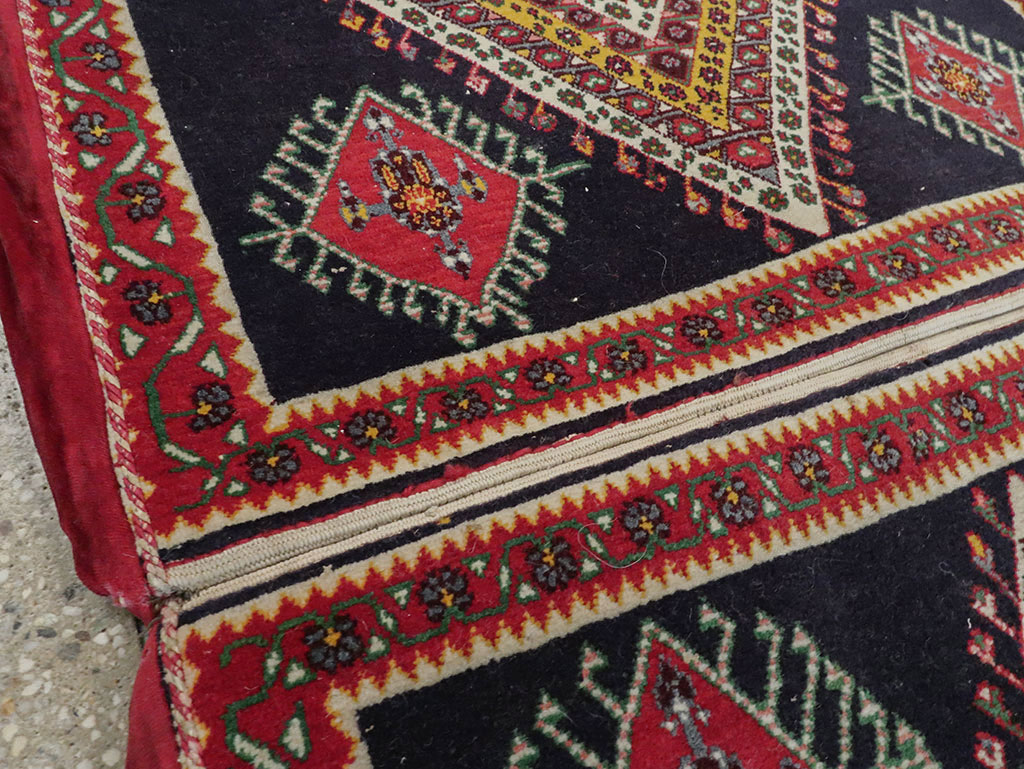 Vintage Persian Qashqai Saddlebag (Khorjin), No.12232 - Gss