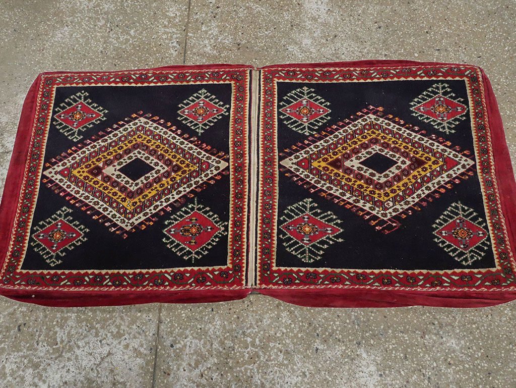 Vintage Persian Qashqai Saddlebag (Khorjin), No.12232 - Gss