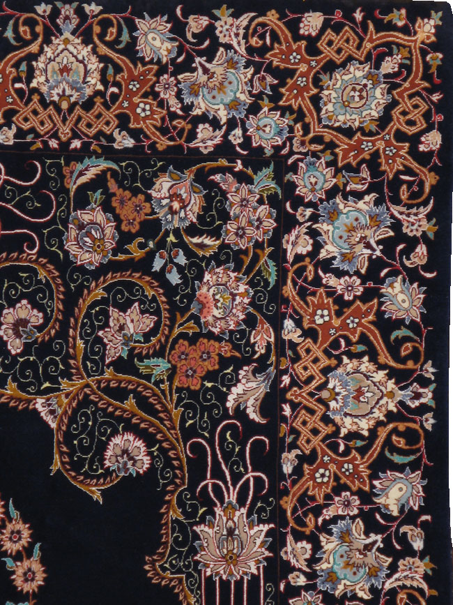 Vintage Persian Isfahan Rug, No.12262 - Gss