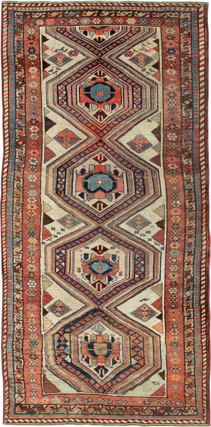 Antique Persian Bidjar Gallery Rug, No.12263 - Gss