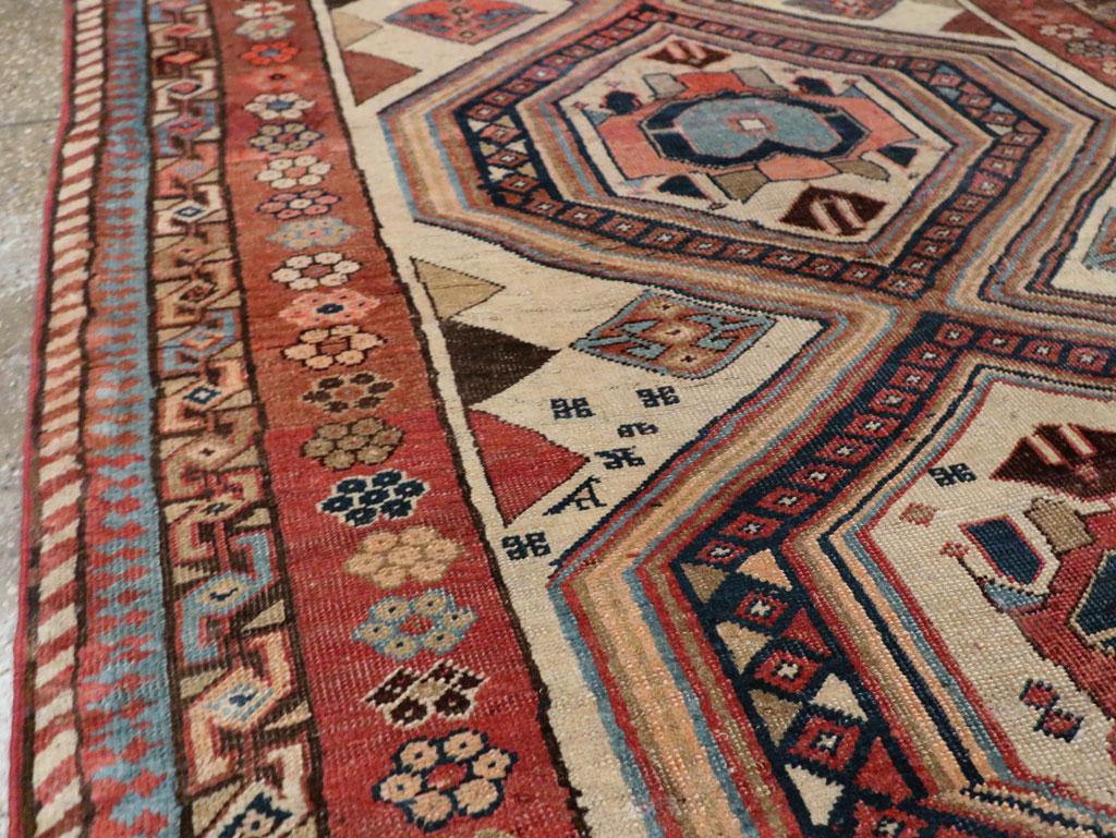 Antique Persian Bidjar Gallery Rug, No.12263 - Gss