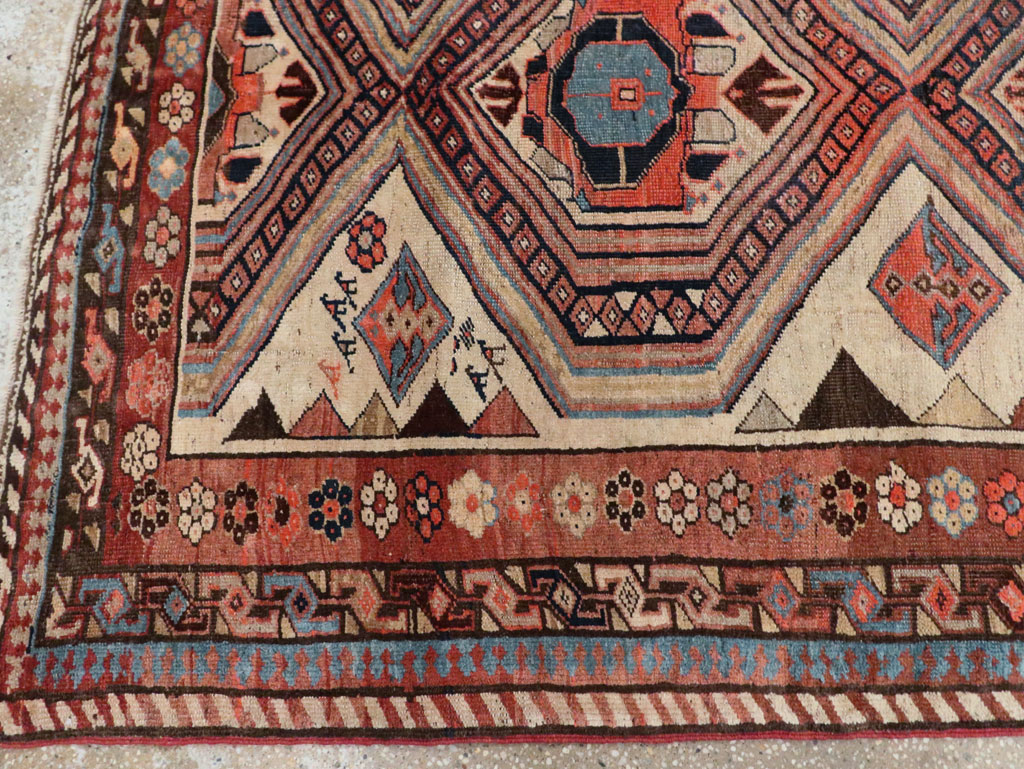 Antique Persian Bidjar Gallery Rug, No.12263 - Gss