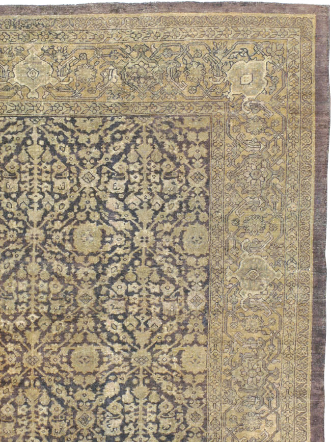 Antique Persian Mahal Rug, No.12264 - Gss