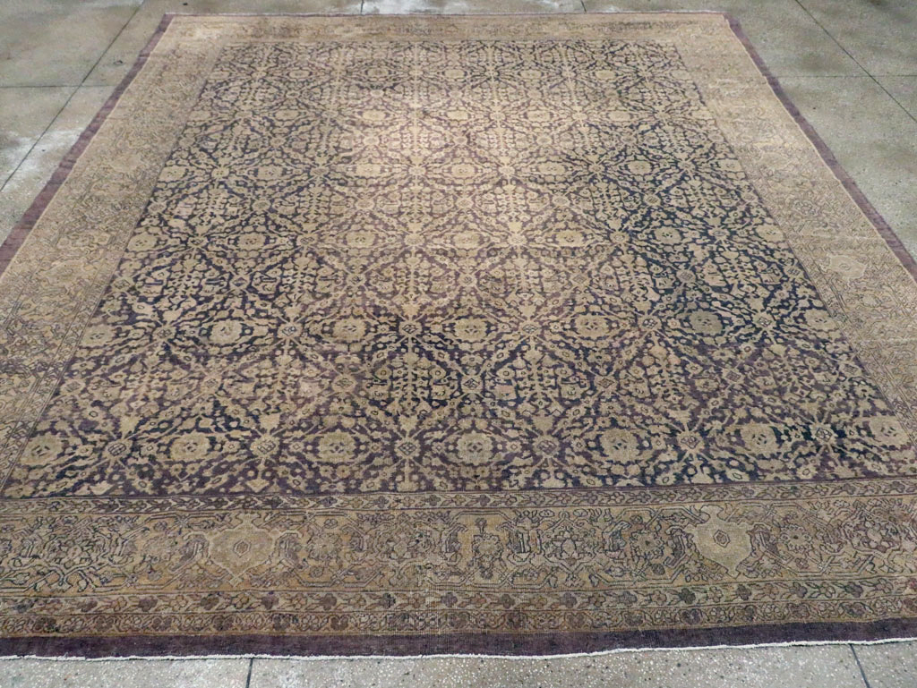 Antique Persian Mahal Rug, No.12264 - Gss
