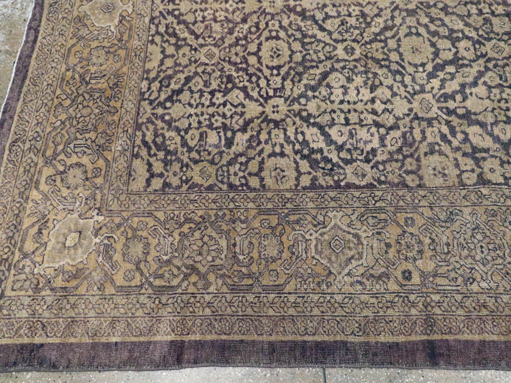 Antique Persian Mahal Rug, No.12264 - Gss