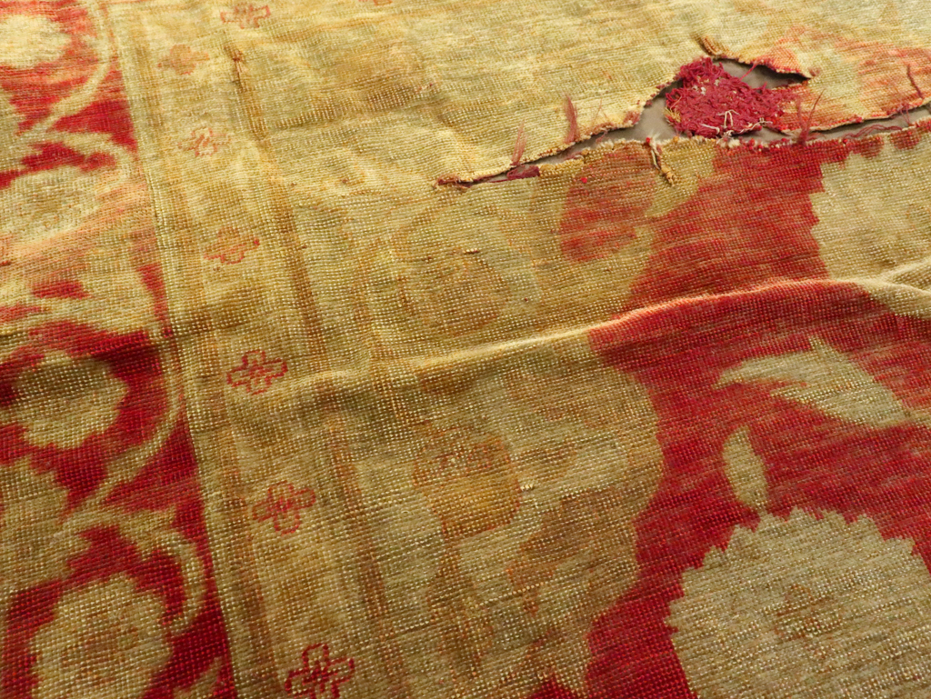 Antique Turkish Kayseri Rug, No.12268 - Gss