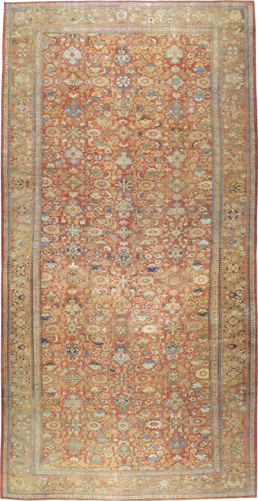 Antique Persian Sultanabad Rug, No.12281 - Gss