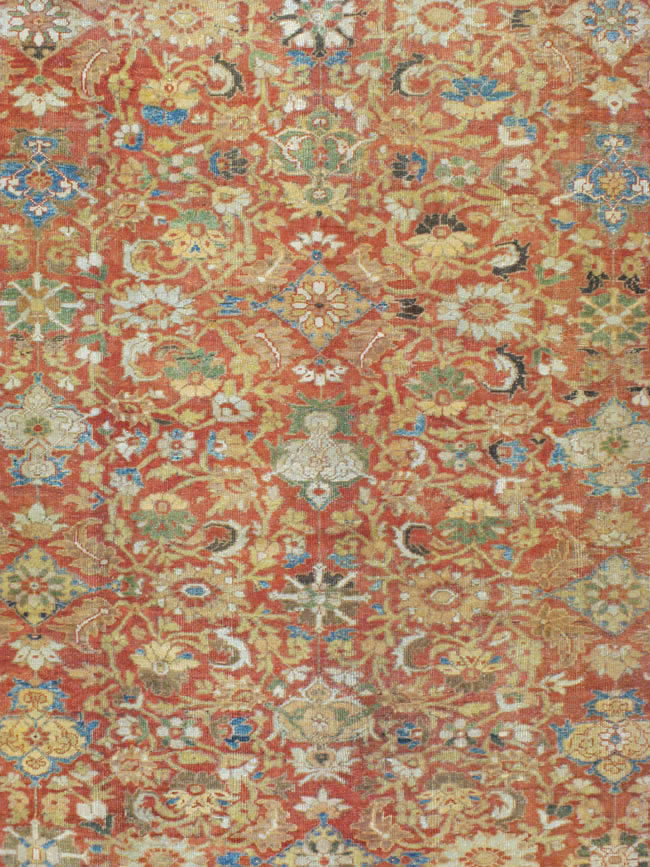 Antique Persian Sultanabad Rug, No.12281 - Gss