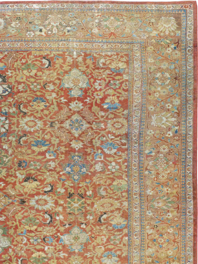 Antique Persian Sultanabad Rug, No.12281 - Gss