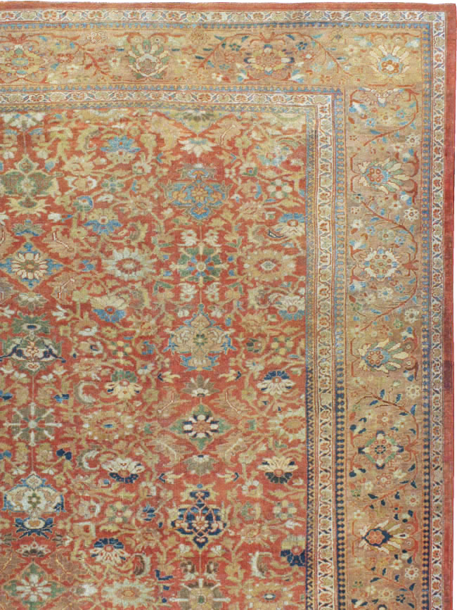 Antique Persian Sultanabad Rug, No.12281 - Gss
