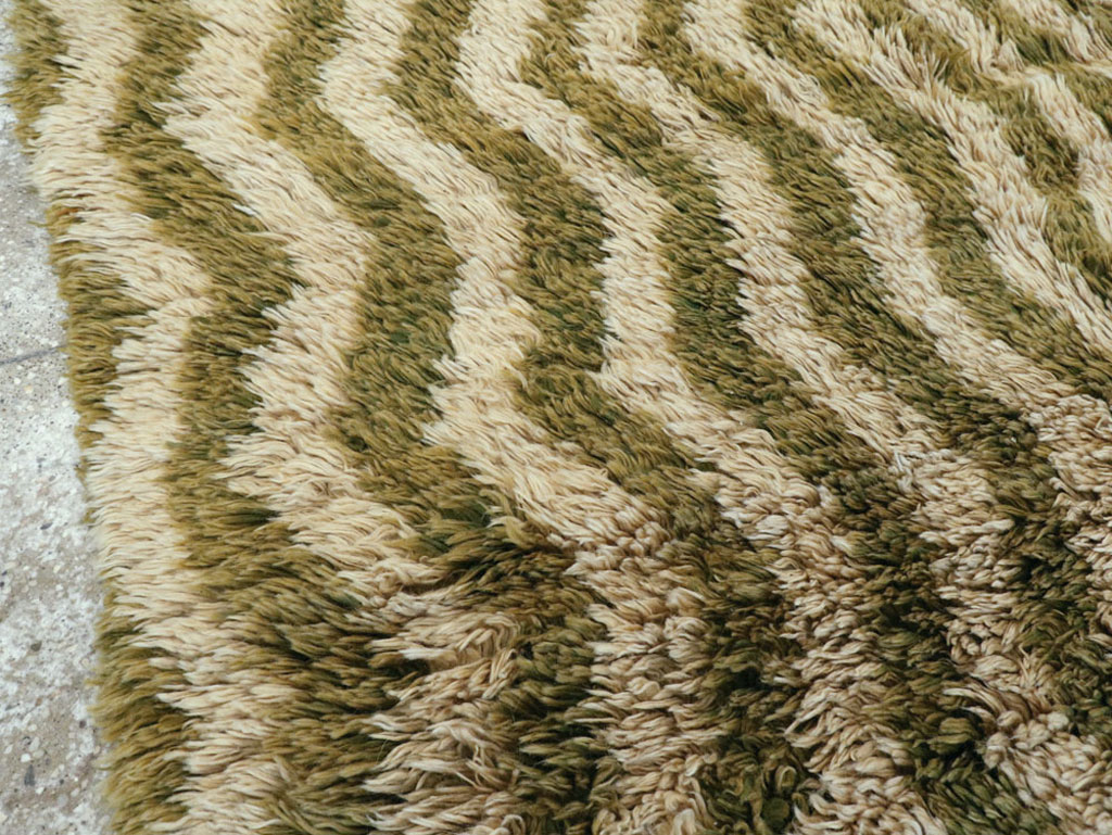 Vintage Turkish Tulu Rug, No.12292 - Gss