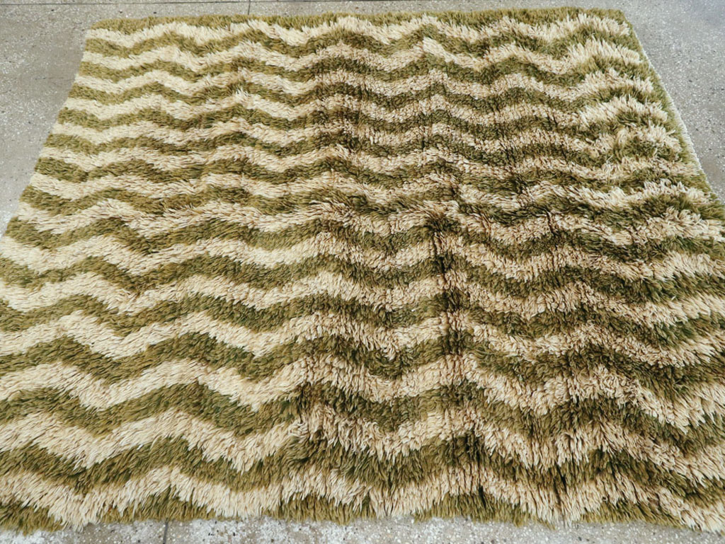 Vintage Turkish Tulu Rug, No.12292 - Gss