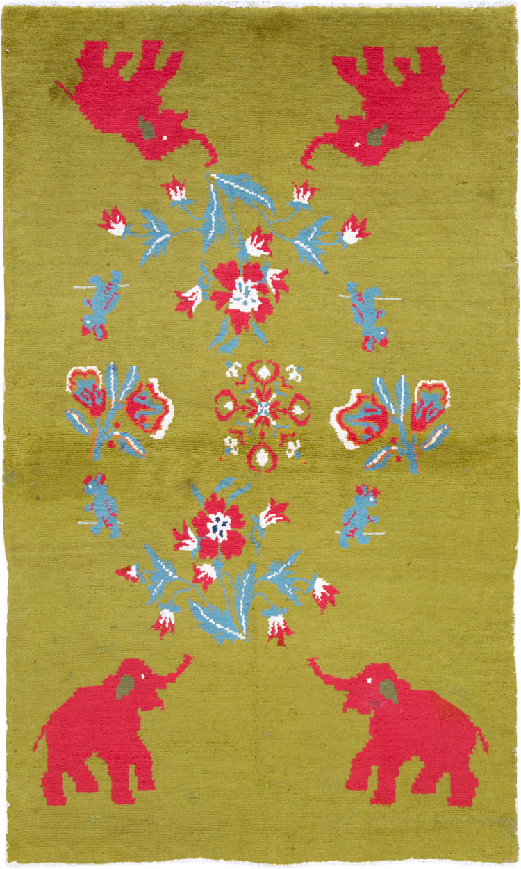 Vintage Swedish Pictorial Rug, No.12293 - Gss