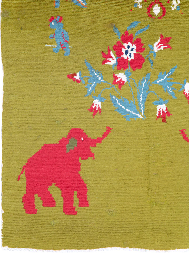 Vintage Swedish Pictorial Rug, No.12293 - Gss