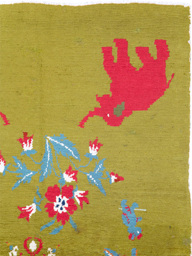 Vintage Swedish Pictorial Rug, No.12293 - Gss