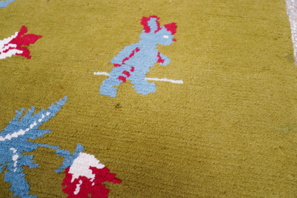 Vintage Swedish Pictorial Rug, No.12293 - Gss