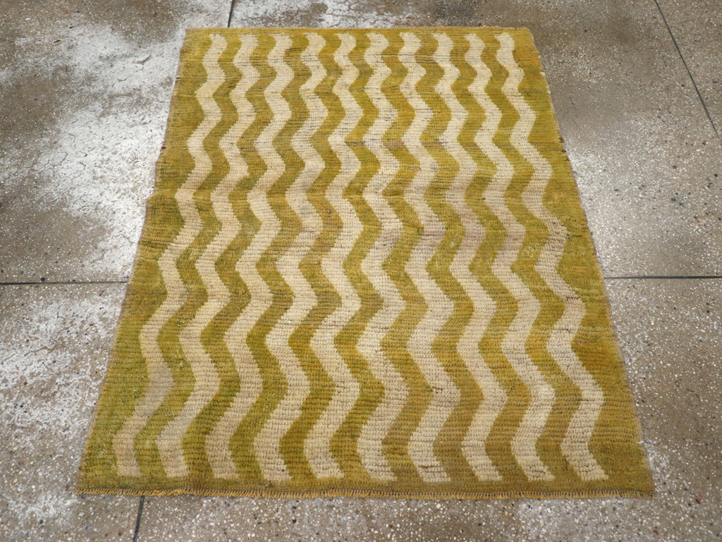 Vintage Turkish Konya Throw Rug, No.12297 - Gss