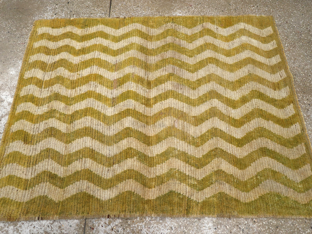 Vintage Turkish Konya Throw Rug, No.12297 - Gss