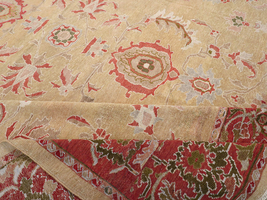 Antique Persian Mahal Room Size Carpet, No.12308 - Gss