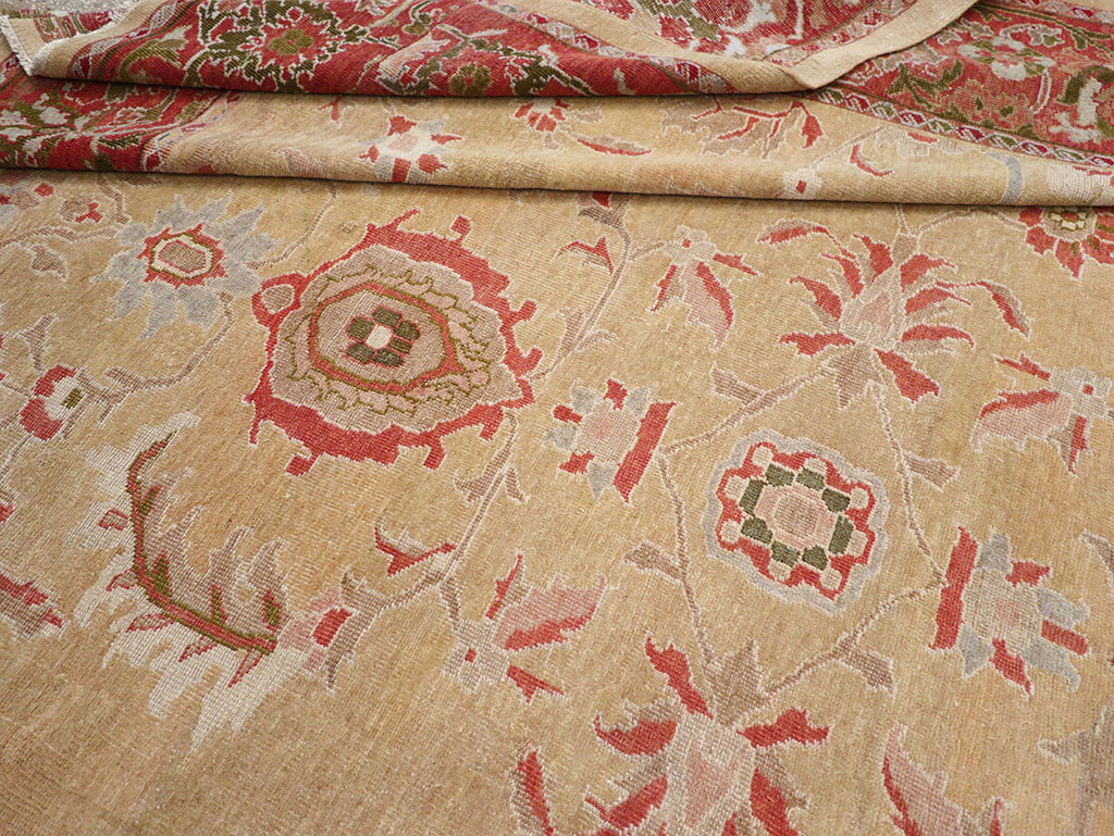 Antique Persian Mahal Room Size Carpet, No.12308 - Gss