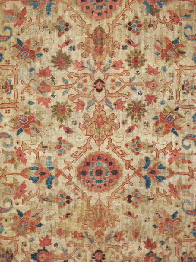Antique Persian Mahal Rug, No.12318 - Gss