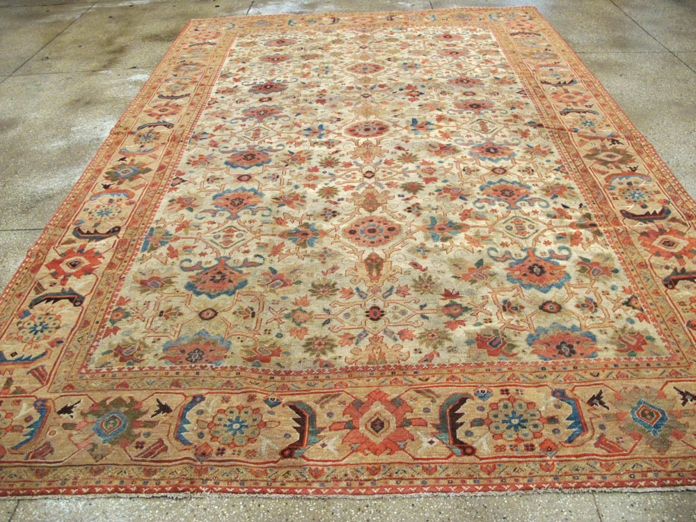Antique Persian Mahal Rug, No.12318 - Gss