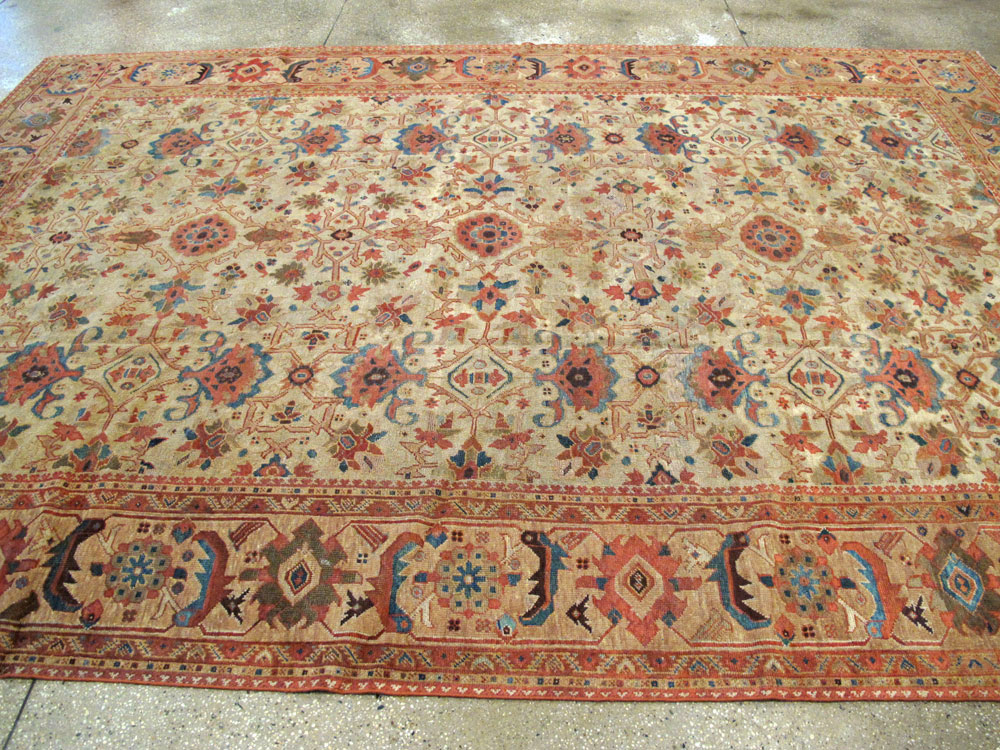 Antique Persian Mahal Rug, No.12318 - Gss