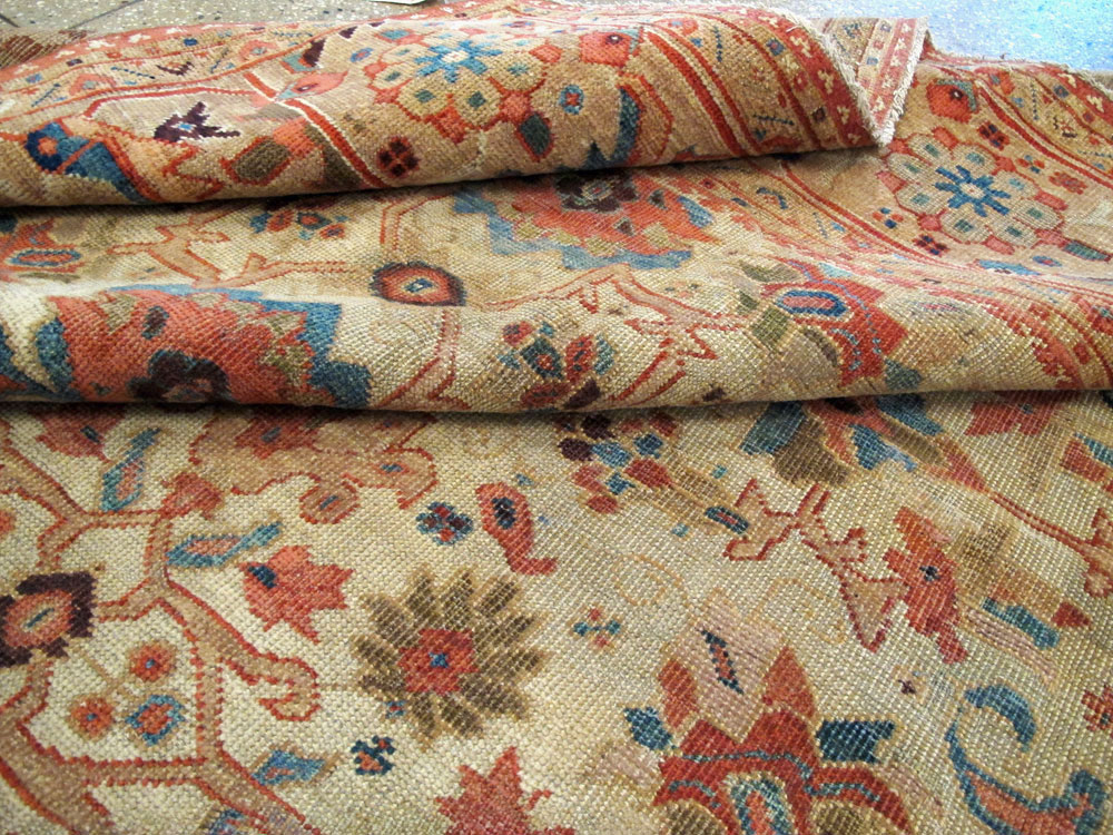 Antique Persian Mahal Rug, No.12318 - Gss