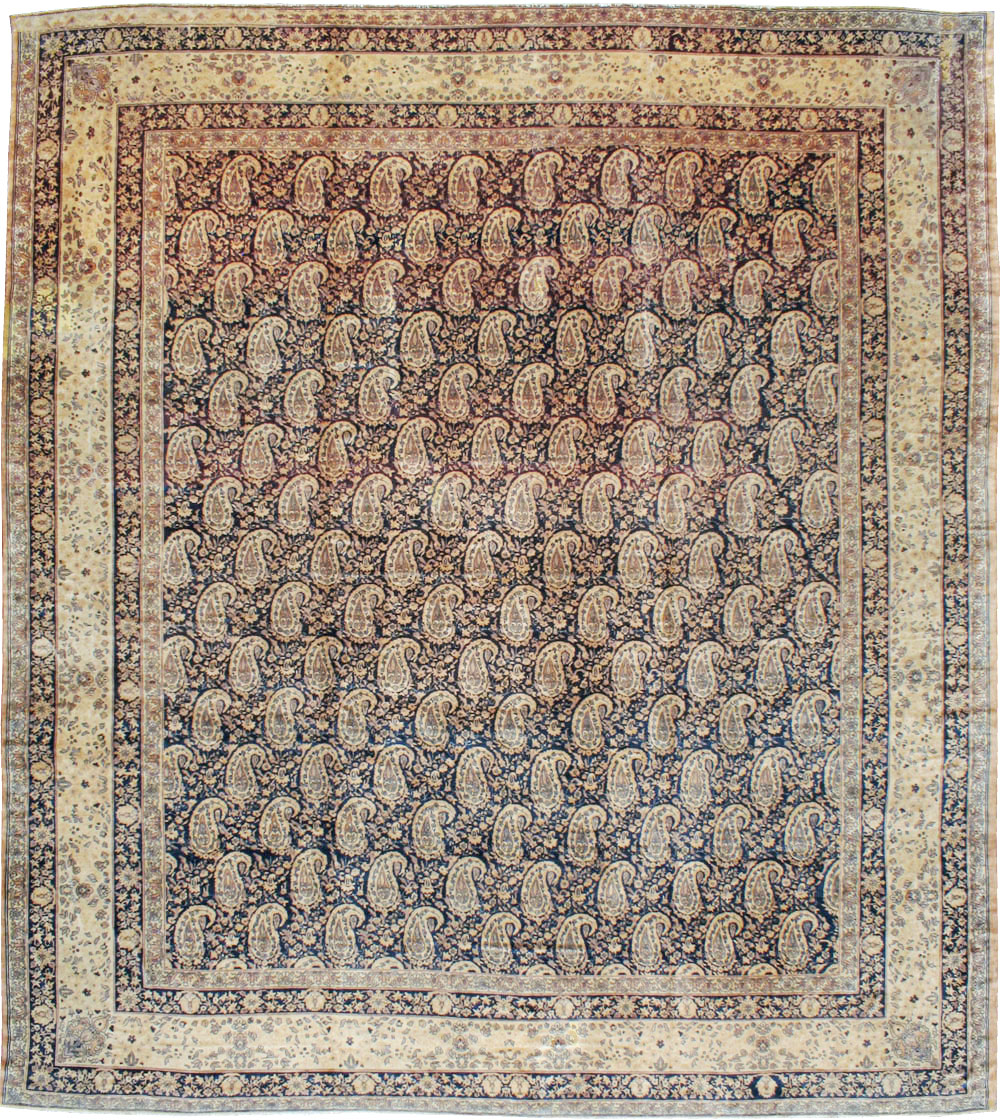 Antique Indian Senneh Carpet, No.12338 - Gss
