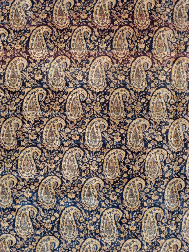 Antique Indian Senneh Carpet, No.12338 - Gss