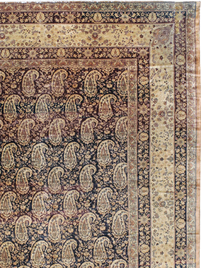 Antique Indian Senneh Carpet, No.12338 - Gss
