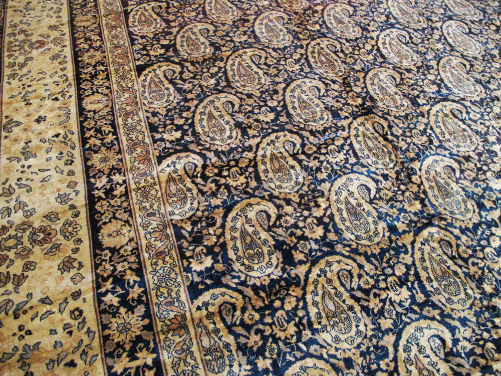 Antique Indian Senneh Carpet, No.12338 - Gss