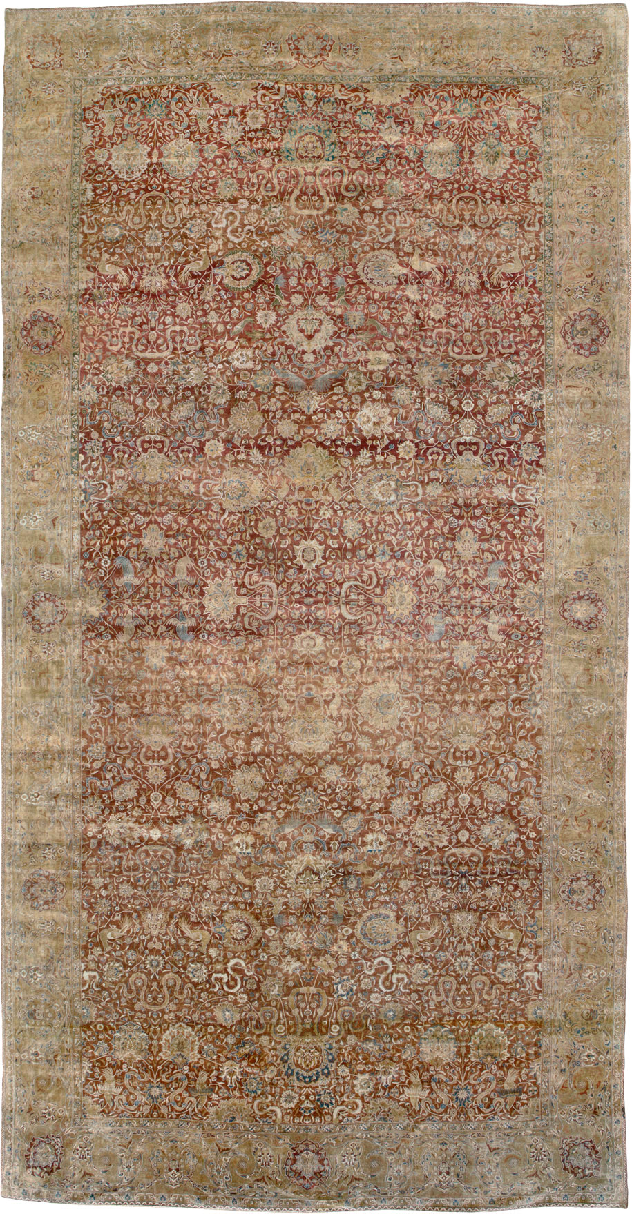 Antique Indian Lahore Rug, No.12353 - Gss